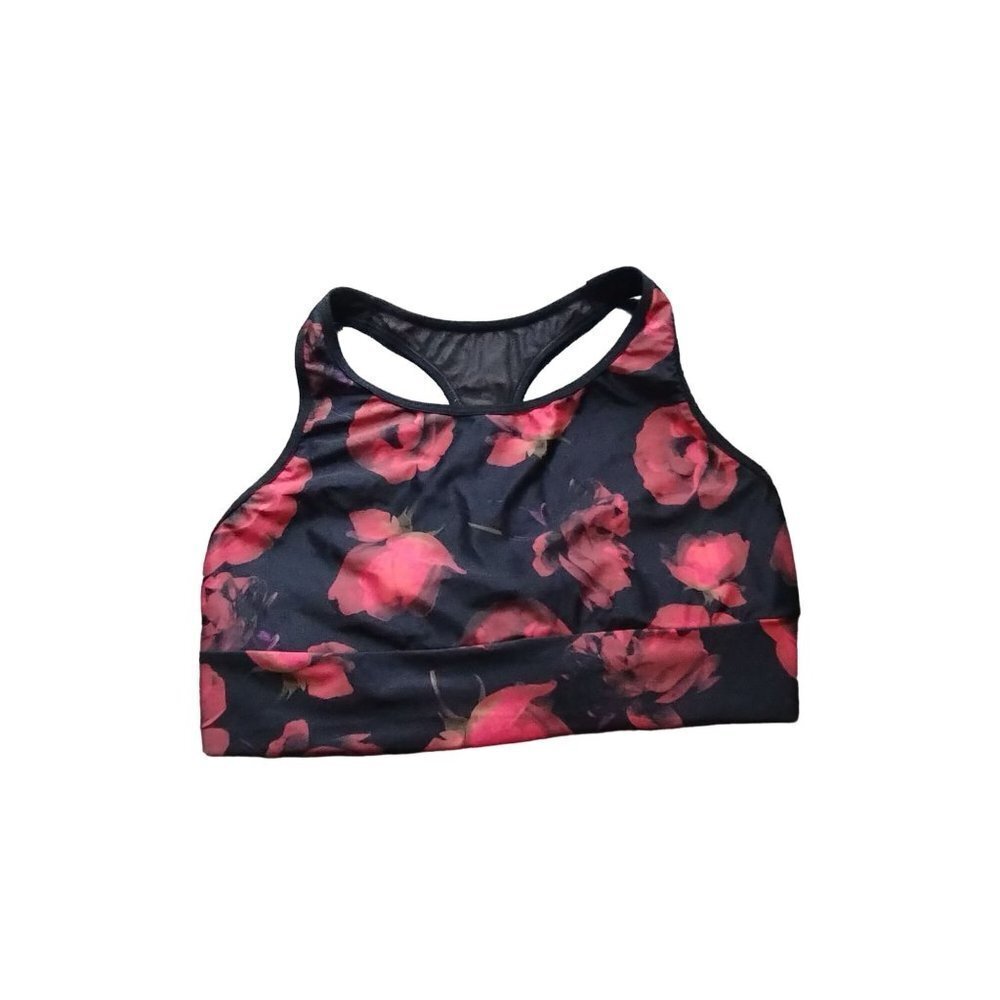 Women's Victoria's Secret Sports Bra-Rose Print Size Large